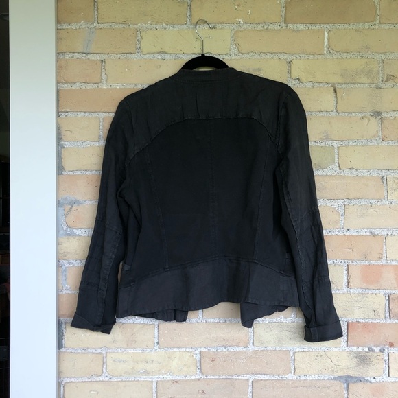 Sandwich Grey Linen Jacket - Picture 4 of 8